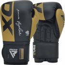 RDX F4 REX BOXING GLOVES - gold/black
